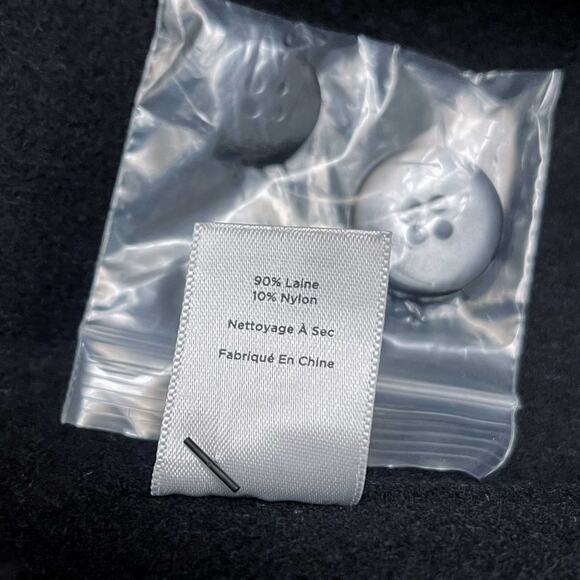 Talbots Black Double-Faced Wool Blend Jacket Women’s Size 14 - Picture 8 of 10